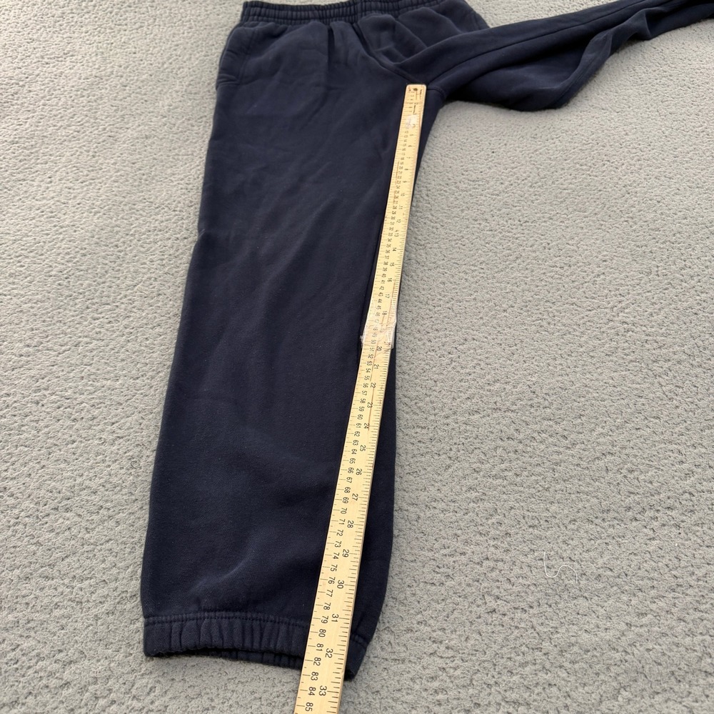 Nike Athletic Dept Sweatpants Mens Medium Navy Blue Fleece Swoosh Logo - Picture 11 of 15